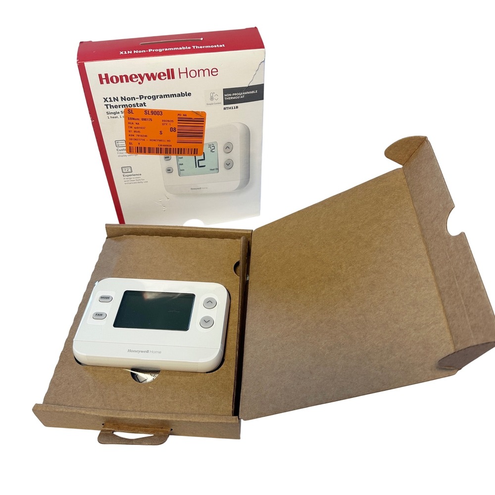 Honeywell Home X1N Non Programmable Thermostat RTH11B‎ SL9003 With Box & Manual